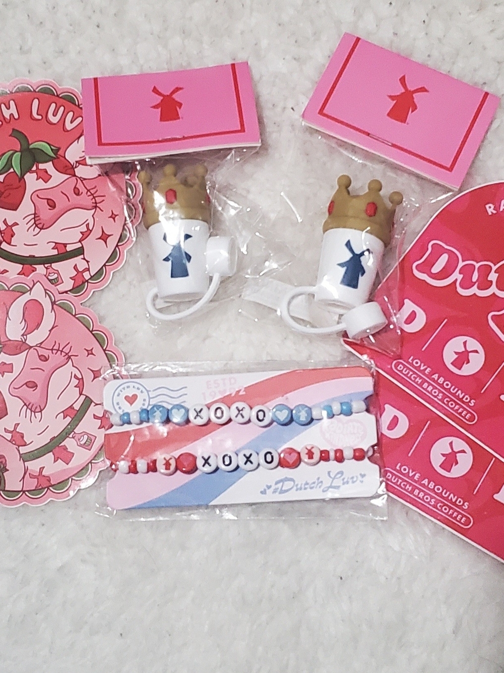 Bestie Pink Pack! 💕 with XOXO Friendship Bracelets Dutch Bros Pack! - Picture 2 of 2